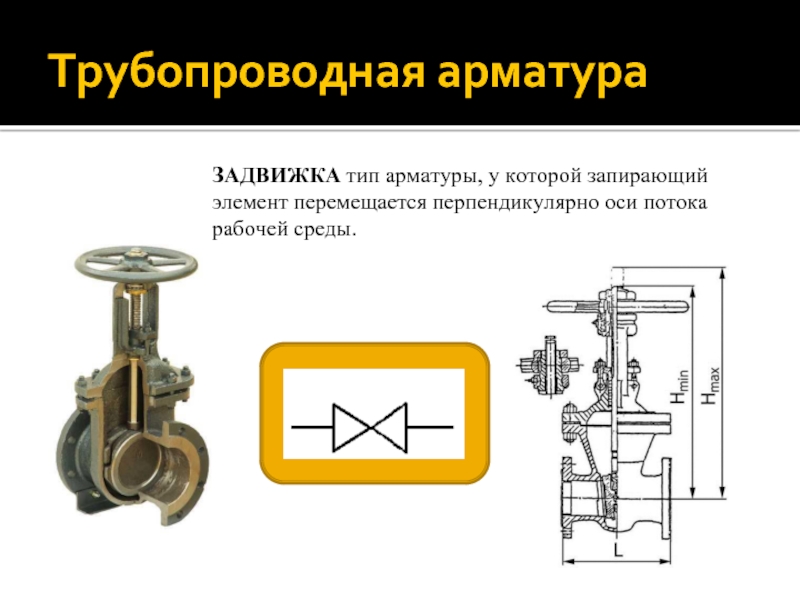 Виды трубопроводной арматуры презентация