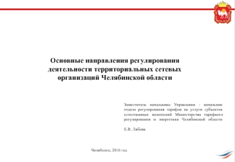 Основные целевые ориентиры стратегии развития электросетевого комплекса РФ