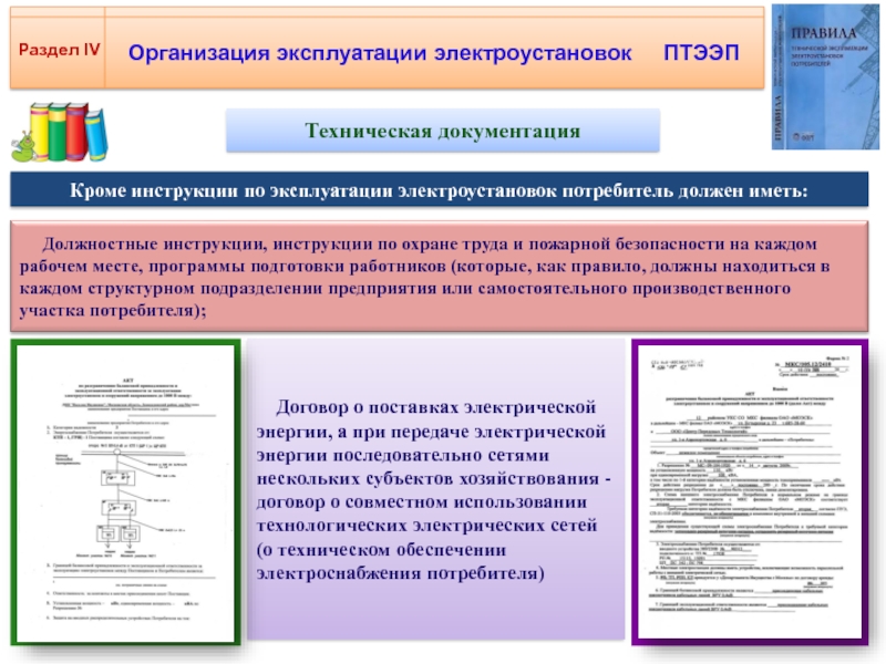 Образец перечня технической документации по эксплуатации электроустановок