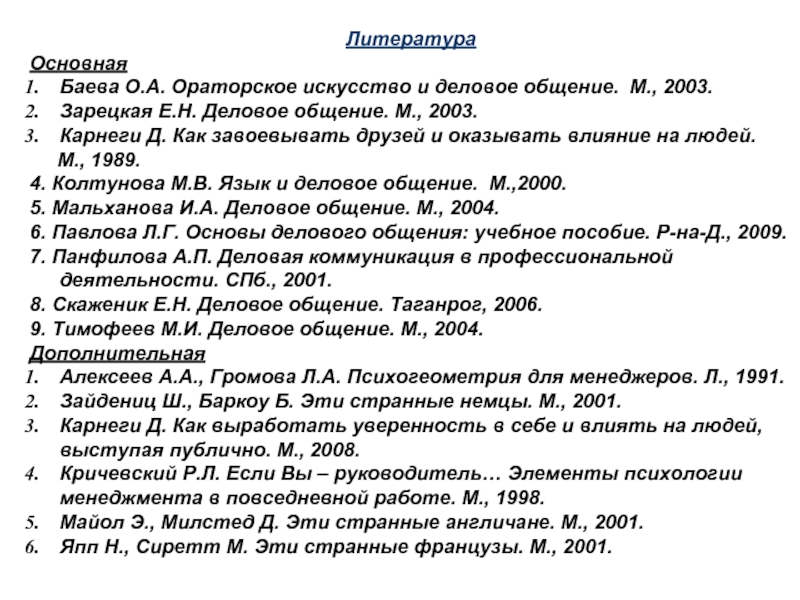 Мальханова и. а. деловое общение. Деловая коммуникация.