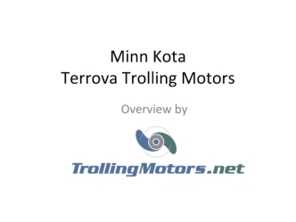 Trolling Motors