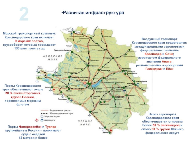 Карта железных дорог краснодарского края и крыма