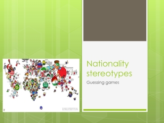 Nationality stereotypes