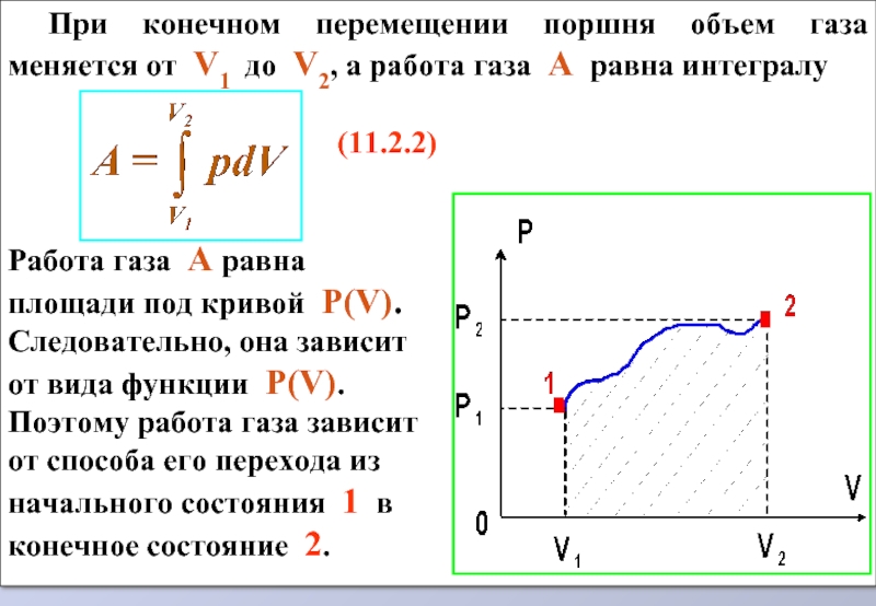 В чем состоит работа газа. Формула изменения объема газа. Работа идеального газа совершаемая при изменении его объема. Формула работы газа через интеграл. Работа газа.