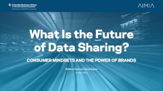 What Is the Future of Data Sharing?