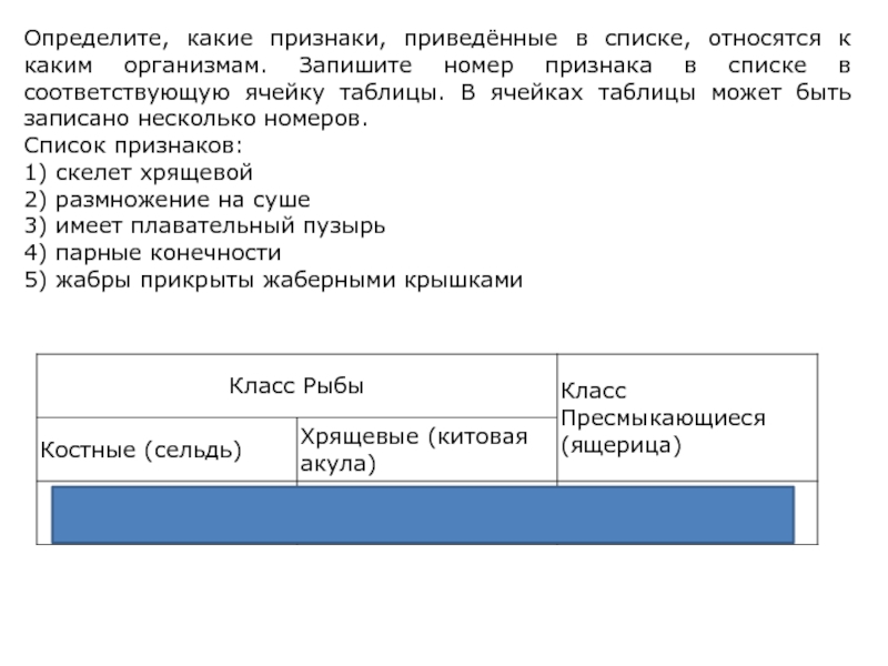 В приведенном ниже списке признаки. Номер ячейки в таблице. Определите происхождение болезней приведенных в списке. Запишите список. Перечень записанных номеров.