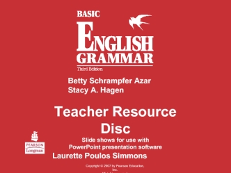 Teacher Resource Disc