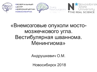 Внемозговые опухоли мостомозжечкового угла. Вестибулярная шваннома. Менингиома