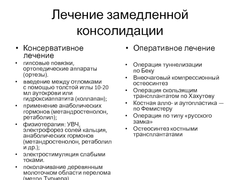 Замедленная консолидация презентация