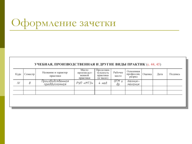 Перевод зачетки на английский образец