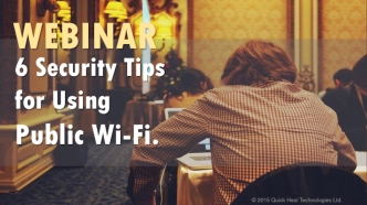 6 Security Tips for Using Public WiFi