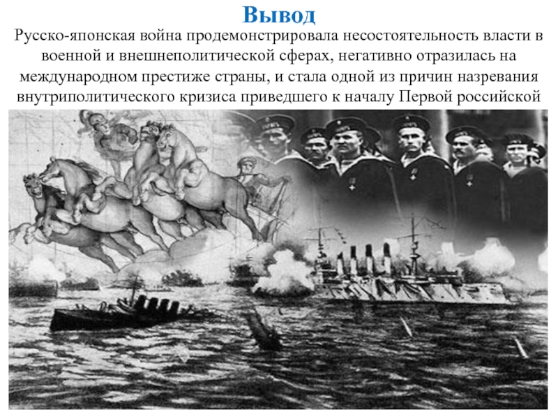 Начало первой русско японской войны. Вывод русско японской войны 1904-1905.