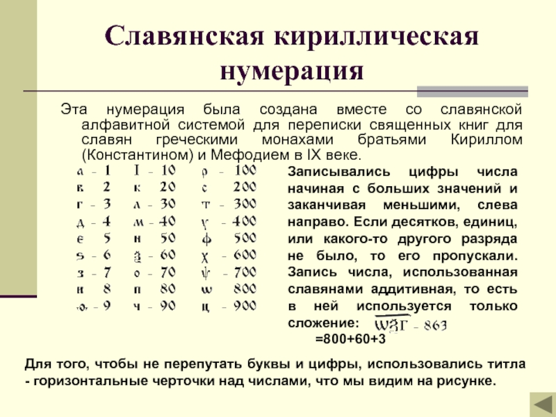 10 в кириллице