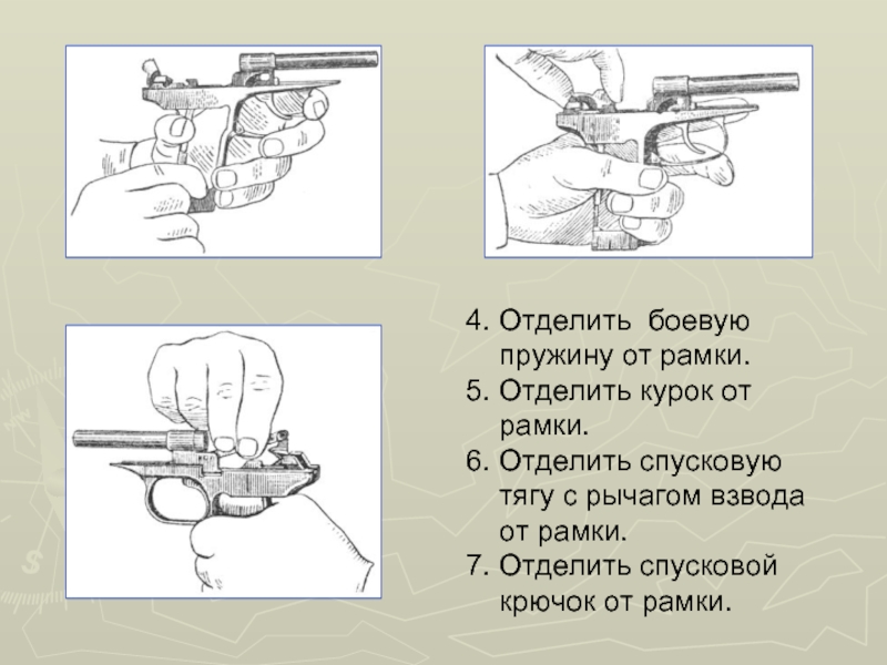 Назначение спускового крючка. Курок ПМ схема. Назначение спусковой тяги с рычагом взвода ПМ. Назначение курка пистолета Макарова. Принцип действия ПМ 9мм.