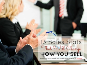 Adapted from “20 Shocking Sales Stats That Will Change How You Sell” by BuzzBuilder