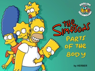 The simpsons. Parts of the body