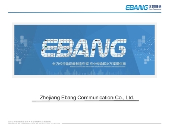 Компания Ebang