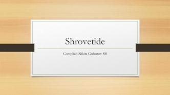 Shrovetide