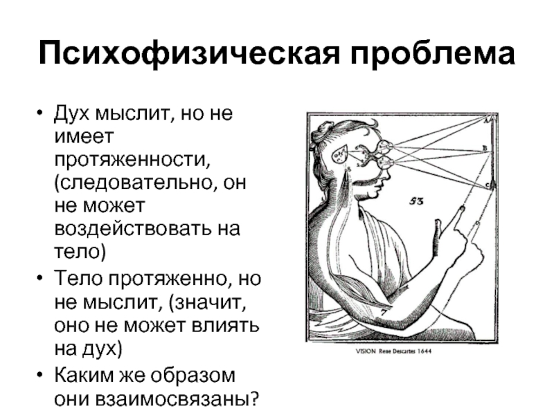 Проясните суть психофизической проблемы на материале схемы мысленного эксперимента хилари патнэма