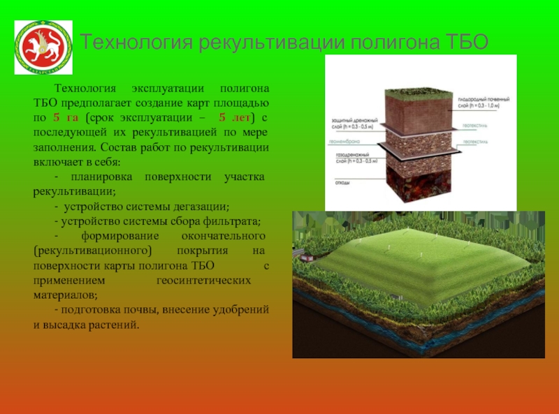 Проект рекультивации полигона тбо