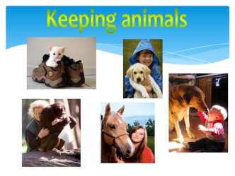 Keeping animals. Why need have animal