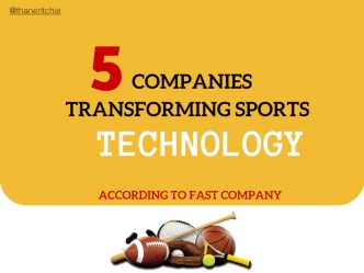 5 Companies Transforming Sports Technology