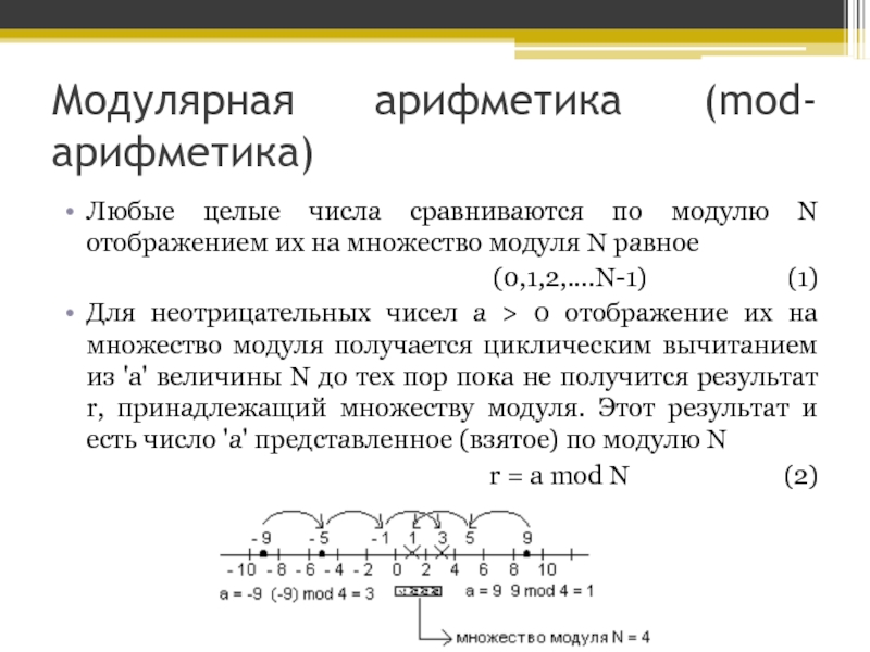 Арифметический модуль. Модулярная арифметика. Арифметика остатков по модулю. Модулярная арифметика в криптографии. Арифметика остатков сравнение по модулю.