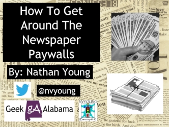 How To Get Around The Newspaper Paywalls