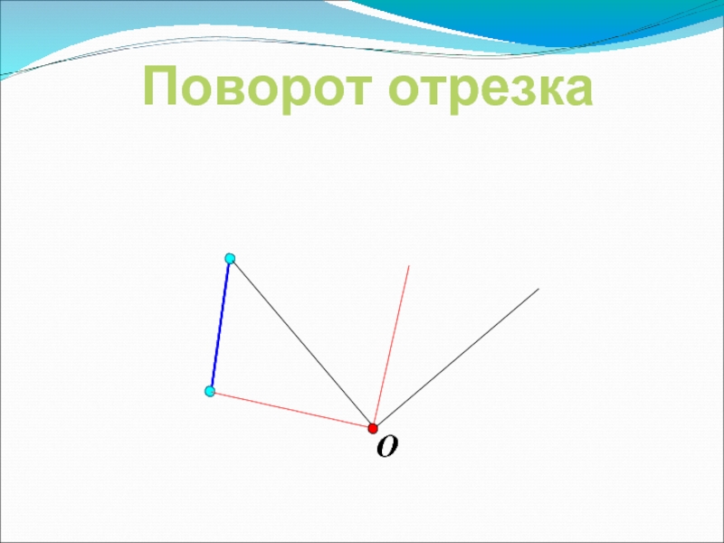 Найти поворот. Поворот отрезка. Поворот отрезка геометрия. Поворот отрезка относительно точки. Повернуть отрезок.