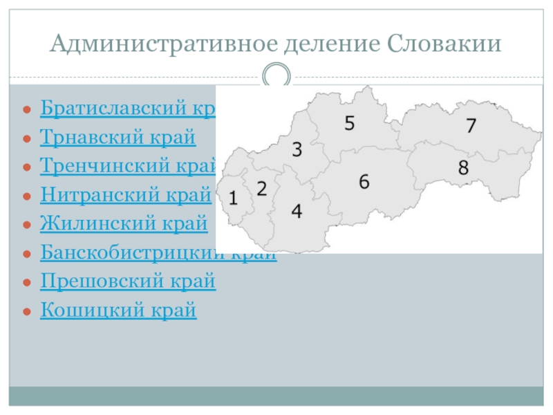 Описание страны словакия по плану