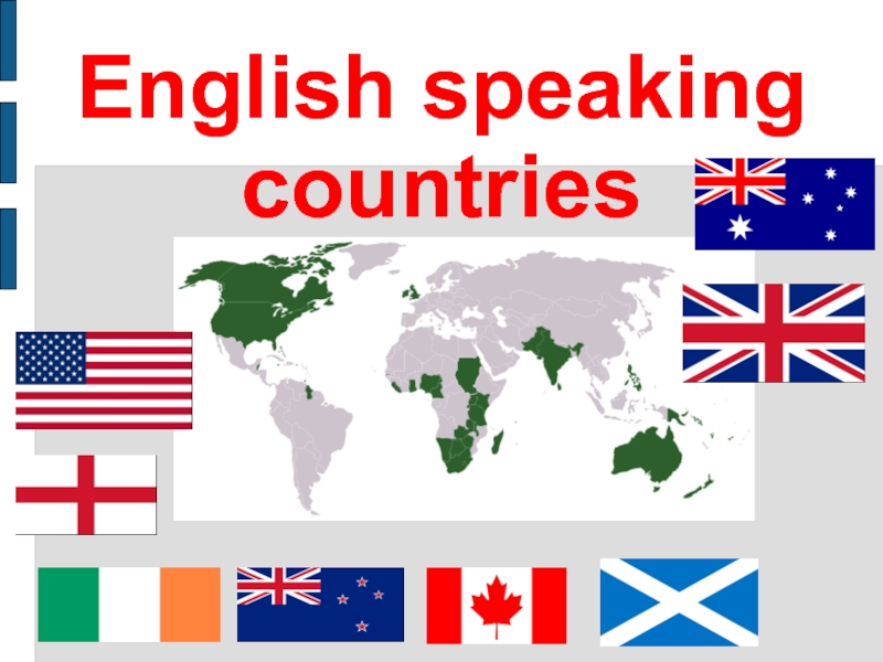 English speaking countries презентация, доклад
