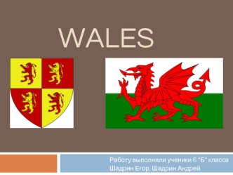Country in the UK WALES