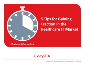 5 Tips for Gaining Traction in the Healthcare IT Market