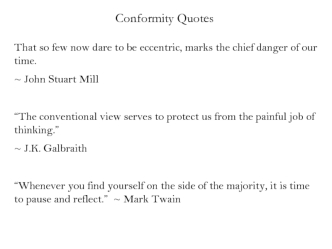 Conformity Quotes