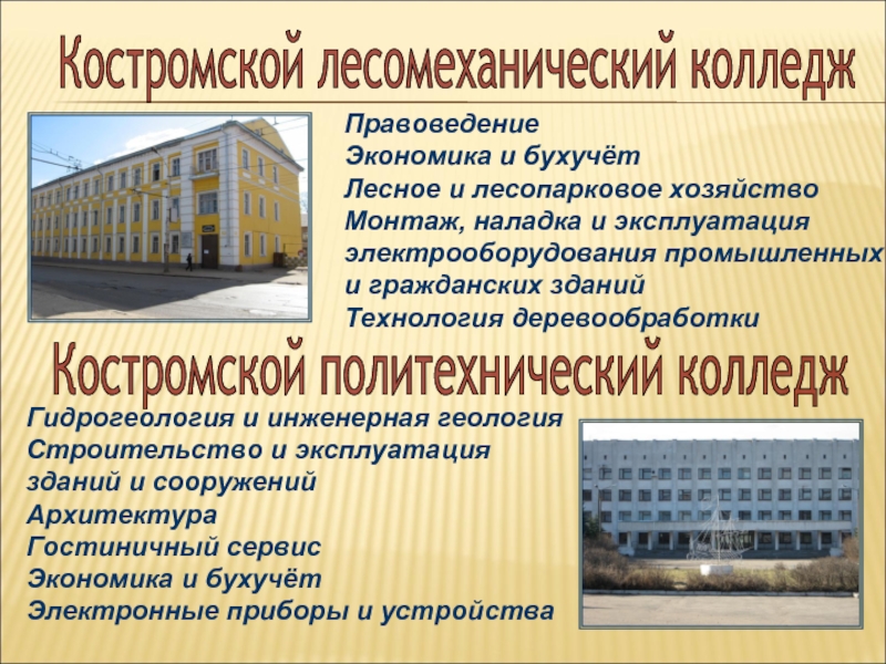 Костромской политехнический колледж сайт