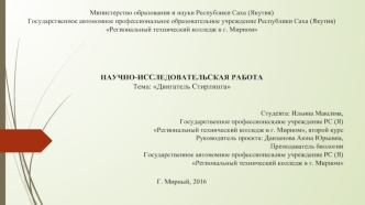 Двигатель Стирлинга