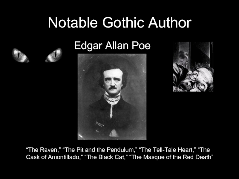 Реферат: Setting Used In Edgar Allan Poe