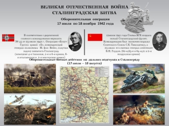 Великая Отечественная война. Сталинградская битва