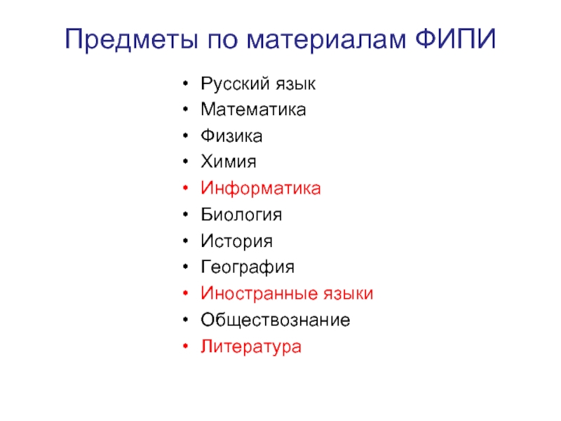 Профессии с предметом Обществознание и Информатика.