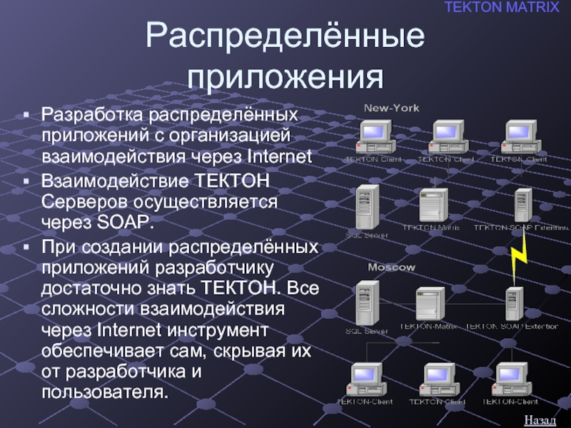 Сетевые приложения. Распределенные приложения. Создание распределенных приложений. Распределение приложений.