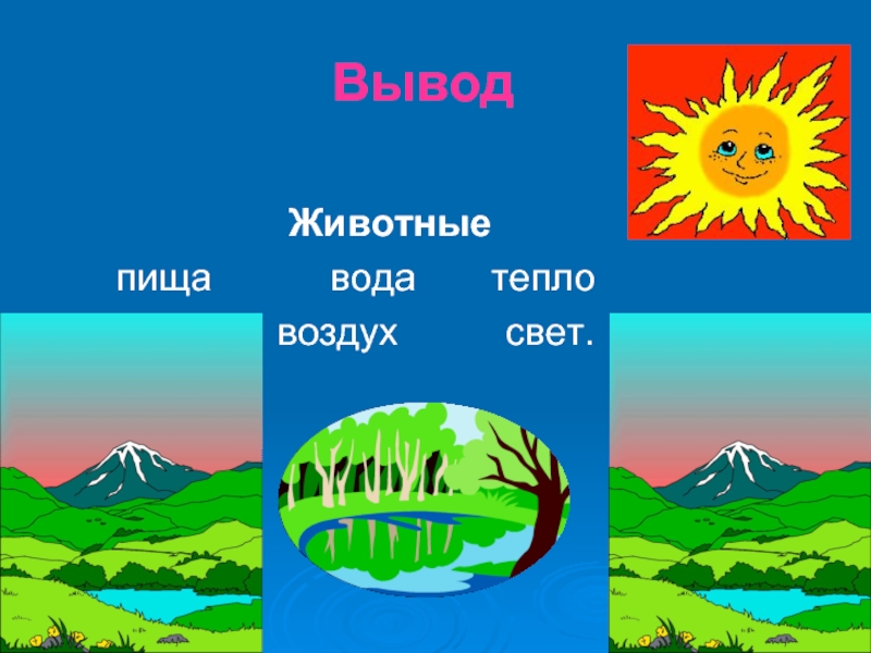 Рисунок на тему климат в жизни животных. Тепло свет вода воздух пища. Вода в жизни растений и животных. Вода тепло и воздух. Условия необходимые для жизни растений (свет, тепло, воздух, вода).