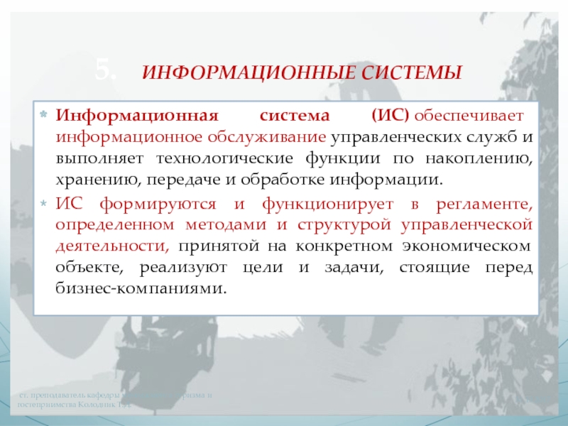 Реферат: Информационные технологии в туризме Калининградской области