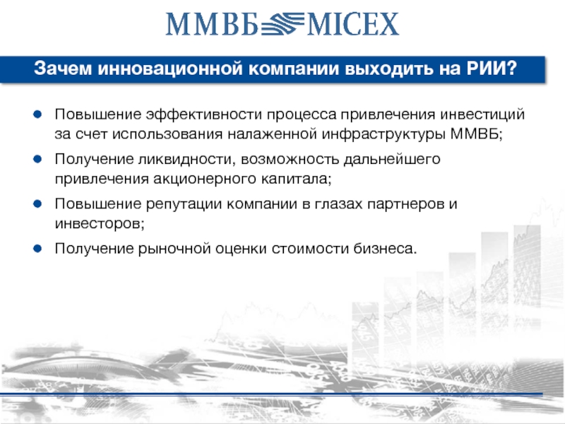 Московская биржа презентация