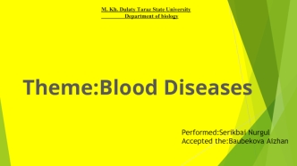 Blood Diseases