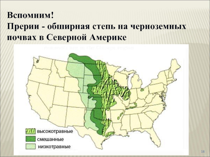 Карта леса северной америки