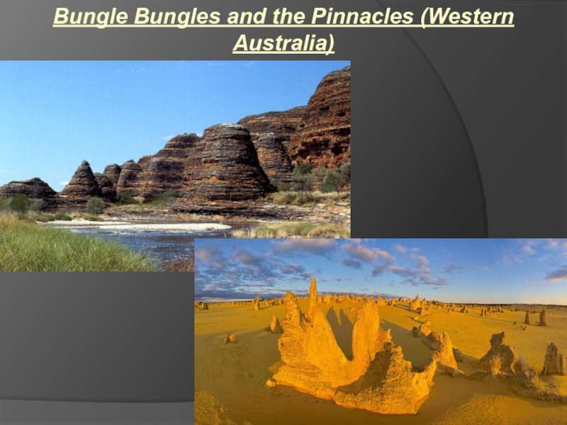Bungle Bungles and the Pinnacles (Western Australia)