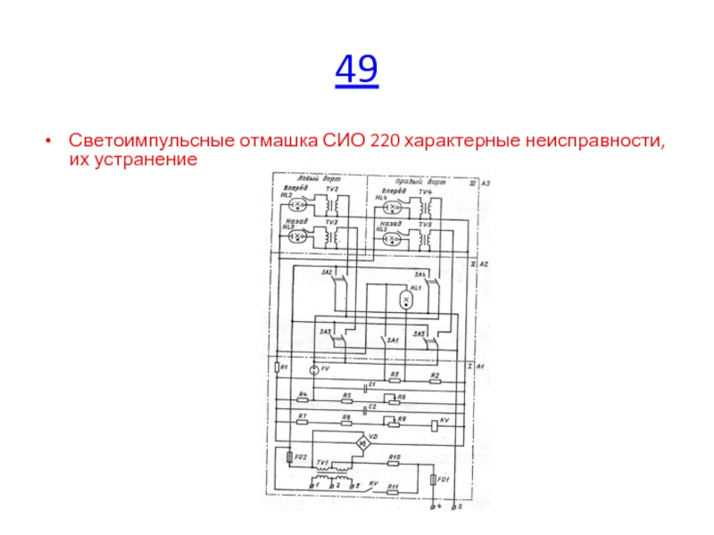 Схема отмашки импульс 24