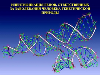 Идентификация генов, ответственных за заболевания человека генетической природы