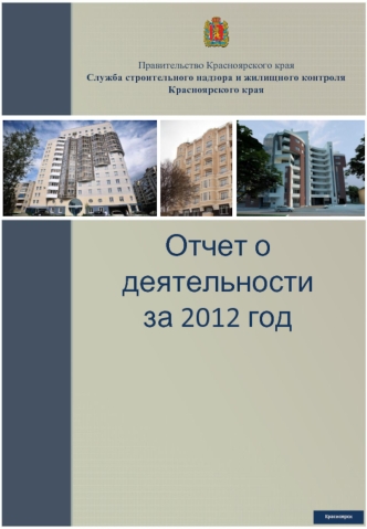 Отчет о деятельностиза 2012 год