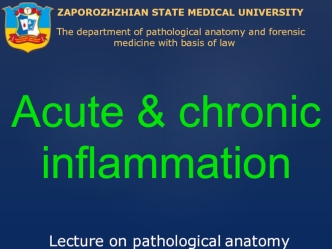 Acute & chronic inflammation